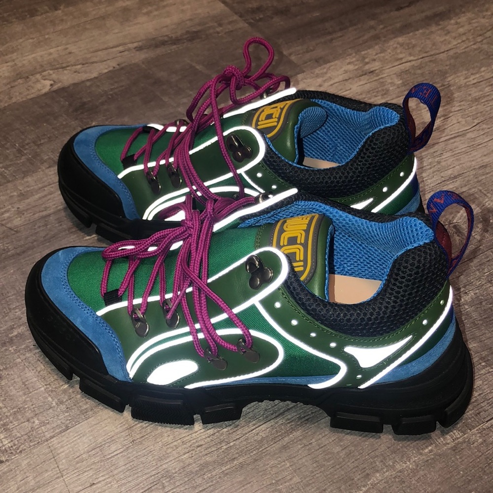 Gucci flashtrek deadstock snikers size 8.1/2  new - Picture 3 of 11